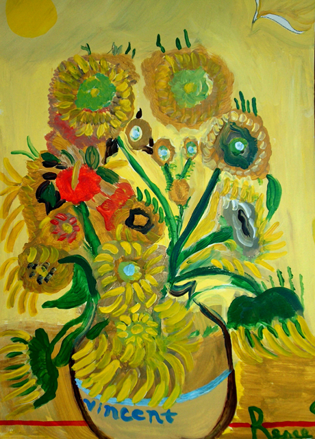 Sun Flowers by Renee S.